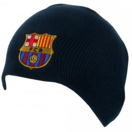 Шапка трикотажная F.C. Barcelona Knitted Hat NV синяя