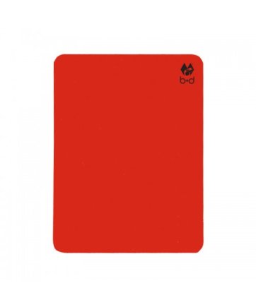 Карточка для футбольного рефери b+d 4002 красная