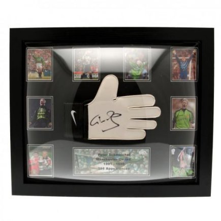 Вратарская перчатка с автографом Schmeichel Манчестер Юнайтед