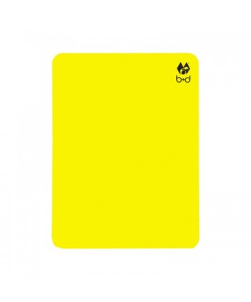 Карточка для футбольного рефери b+d 4003 желтая