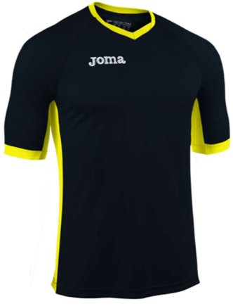 Футболка игровая Joma Emotion 100402.100 цвет: черно-желтый