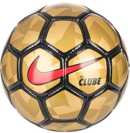 Мяч для футзала NIKE FOOTBALLX CLUBE SC2773-707 цвет: золотой/черный/красный размер 4
