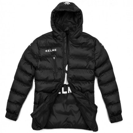 Куртка Kelme PARKA STREET 89158 з капюшоном колір: чорний