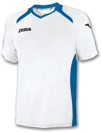 Футболка игровая Joma Champion 2 1196.98.014 бело-синяя