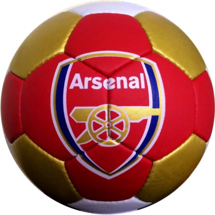 Мяч футбольный Arsenal красно-бело-золотой размер 5