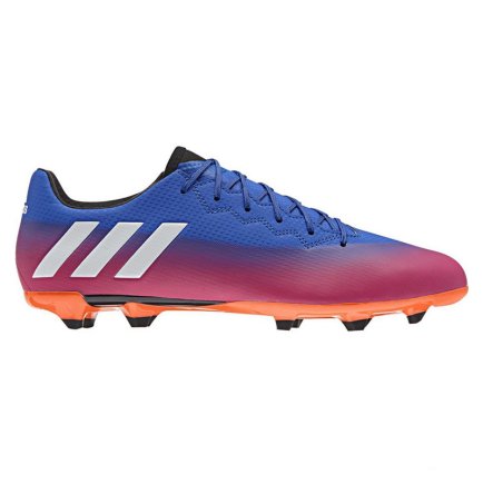 Бутсы Adidas MESSI 16.3 FG BA9021 цвет: голубой/розовый/оранжевый (официальная гарантия)