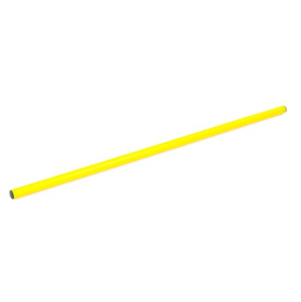 Палка гимнастическая тренировочная (штанга) 120 см цвет: желтый