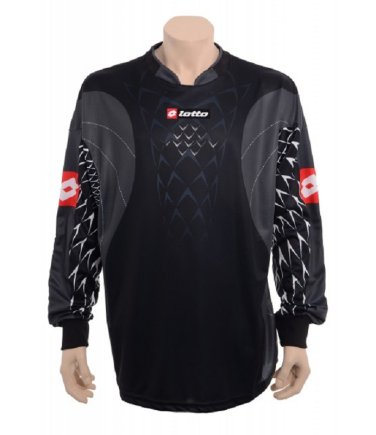 Вратарский свитер Lotto T-SHIRT VIPET GK ML H2657 с длинным рукавом цвет: черный/серый