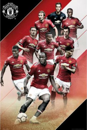 Постер Манчестер Юнайтед Manchester United F.C. игроки 41