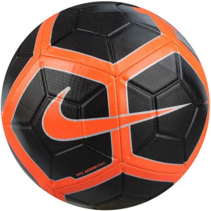 М'яч футбольний Nike STRIKE SC3147-010 Розмір 4 колір: чорний/помаранчевий (офіційна гарантія)