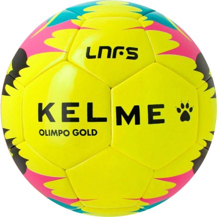 Мяч для футзала KELME OLIMPO GOLD REPLICA 90157-944 цвет: желтый (официальная гарантия) размер 4
