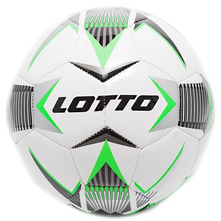 М'яч футбольний Lotto BALL FB 1000 IV 5 T6856/T6866 Розмір 5 колір: білий/зелений (офіційна гарантія)