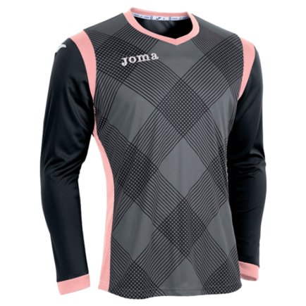 Вратарский свитер Joma DERBY 100007.100 черно-серо-розовый