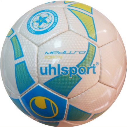 Мяч для футзала Uhlsport Medusa Forcis FT FIFA approved 100141183 бело-сине-зеленый размер 4