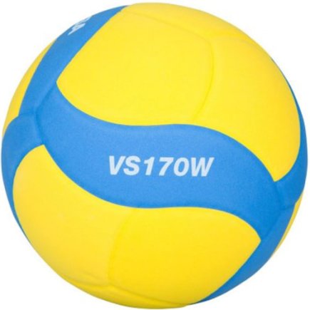 М'яч волейбольний дитячий Mikasa VS170W-Y-BL розмір 5