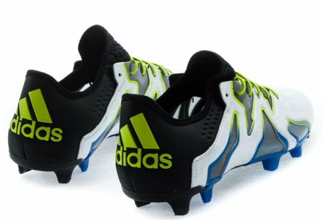 Бутсы Adidas X 15+ SL FG/AG AF4693 цвет: белый/черный/синий (официальная гарантия)