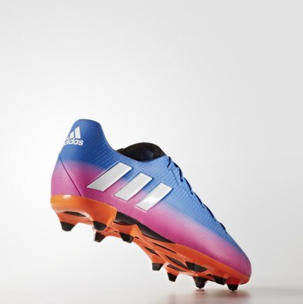 Бутсы Adidas MESSI 16.3 FG BA9021 цвет: голубой/розовый/оранжевый (официальная гарантия)