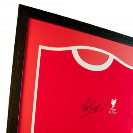Футболка с автографом Ливерпуль Киган Liverpool F.C. Keegan в рамке