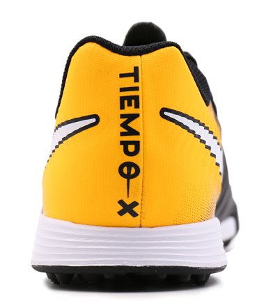 Сороконожки Nike JR TIEMPOX LIGERA IV TF 897729-008 детские цвет: оранжевый/черный (официальная гарантия)