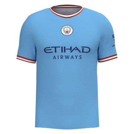 Новая Футбольная форма Манчестер Сити Холанд 9 (Manchester City Haaland 9) 2022-2023 игровая/повседневная 11223311 цвет: голубой