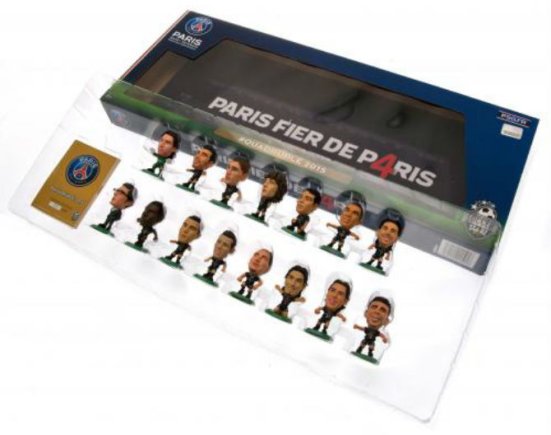 Набор фигурок футболистов ПСЖ (Пари Сен-Жермен) 2015 (15 игроков) Paris Saint Germain F.C. SoccerStarz