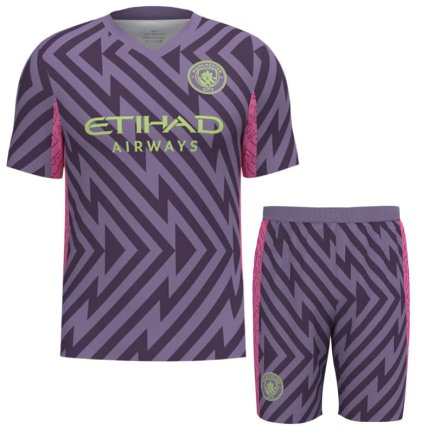 Новая Вратарская футбольная форма Манчестер Сити Эдерсон 31 (Manchester City Ederson 31) 2023-2024 игровая/повседневная 14221108 цвет: фиолетовый