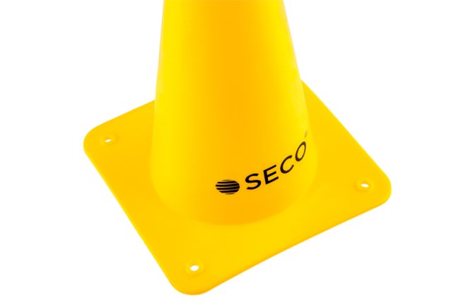 Конус тренировочный SECO 15 см цвет: желтый