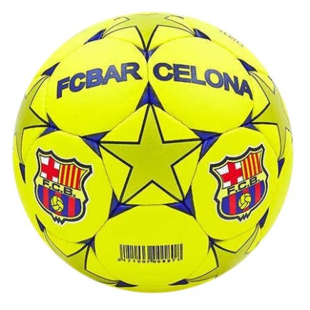 Мяч футбольный Барселона Barcelona размер 5 цвет: жёлтый/черный