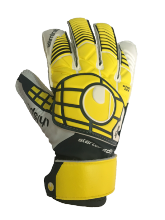 Воротарські рукавиці Uhlsport ELIMINATOR STARTER SOFT 100018303-2002 колір: жовтий
