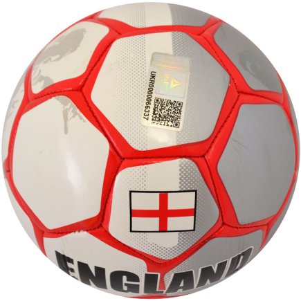 Мяч футбольный Select Classic FB WC England размер 4 серый/красный (официальная гарантия)