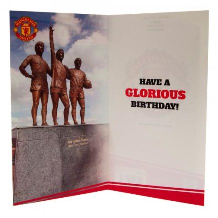 Поздравительная открытка Манчестер Юнайтед