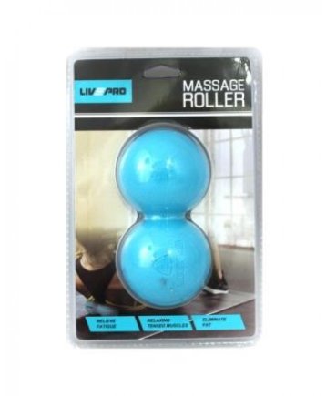 Подвійний м'ячик для масажу LivePro 14х6.5см LP8502