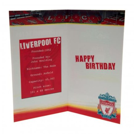 Поздравительная открытка Liverpool F.C. Birthday Card No 1 Fan