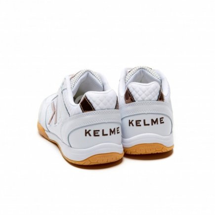 Взуття для залу Kelme LIGA PRO 55.969.0630 колір: білий/золотой