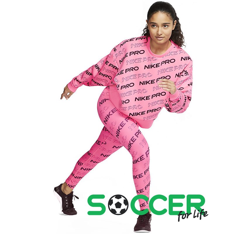 nike w np cln fleece crew prt