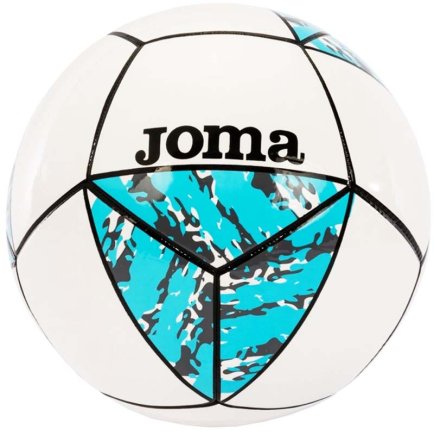 М'яч футбольний Joma CHALLENGE II 4400851.216 розмір 4 колір: білий/блакитний