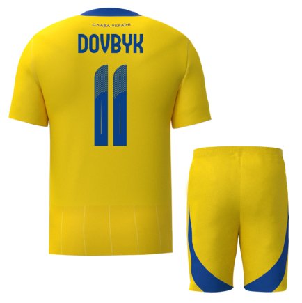 Новая Футбольная форма Украина Довбик 11 (Dovbyk 11 Ukraine) 2024-2025 игровая/повседневная 15226303 цвет: желтый