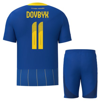 Новая Футбольная форма Украина Довбик 11 (Dovbyk 11 Ukraine) 2024-2025 игровая/повседневная 15226504 цвет: синий