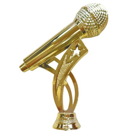 Статуэтка фигурка Микрофон Высота - 11,5 см Статуэтка фигурка Микрофон Высота - 11,5 см
