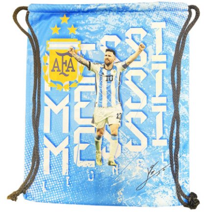 Рюкзак Messi Argentina Месси Аргентина для обуви, мячей, аксессуаров 25290911 цвет: голубой