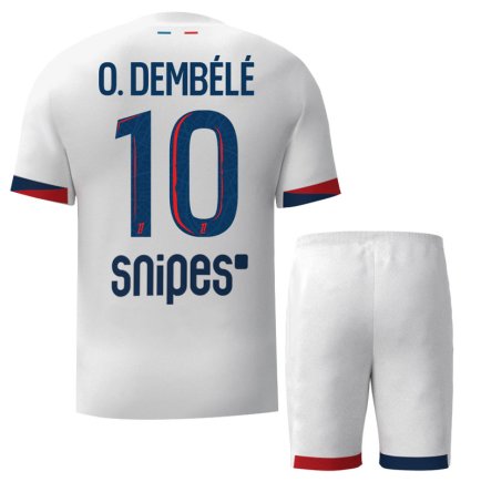 Футбольная форма ПСЖ Дембеле 10 (PSG Dembele 10) 2024-2025 игровая/повседневная 15227110 цвет: белый Футбольная форма ПСЖ Дембеле 10 (PSG Dembele 10) 2024-2025 игровая/повседневная 15227110 цвет: белый