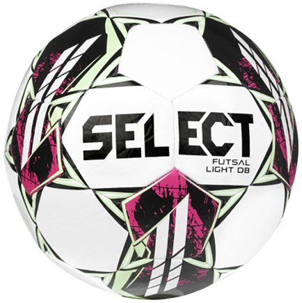 М'яч для футзалу Select Futsal Light DB v22 (004) білий/рожевий розмір 4