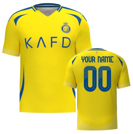 Футболка Аль-Наср (Al Nassr) 2024-2025 игровая/повседневная 15228403 цвет: желтый