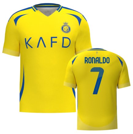 Футболка Аль-Наср Роналдо 7 (Al Nassr Ronaldo 7) 2024-2025 ігрова/повсякденна 15228603 колiр: жовтий