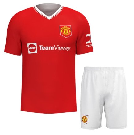 Футбольная форма Manchester United (Манчестер Юнайтед) 2022-2023 игровая/повседневная 10221302 цвет: красный