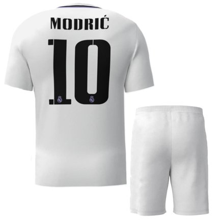 Футбольная форма Реал Мадрид Модрич 10 (Real Madrid Modric 10) 2022-2023 игровая/повседневная 10228710 цвет: белый Футбольная форма Реал Мадрид Модрич 10 (Real Madrid Modric 10) 2022-2023 игровая/повседневная 10228710 цвет: белый