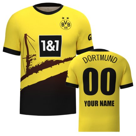 Футболка Borussia Dortmund (Боруссия Дортмунд) 2023-2024 игровая/повседневная 11227703 цвет: желтый