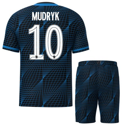 Футбольная форма Челси Мудрик 10 (Chelsea Mudryk 10) 2023-2024 игровая/повседневная 13222312 цвет: темно-синий