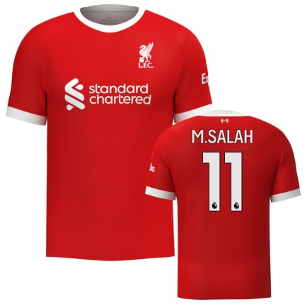 Футболка Ліверпуль М. Салах 11 (Liverpool M. Salah 11) 2023-2024 ігрова/повсякденна 13229102 колiр: червоний