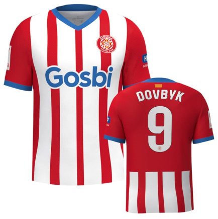 Футболка Жирона Довбик 9 (Girona Dovbyk 9) 2023-2024 ігрова/повсякденна 14223202 колiр: червоний